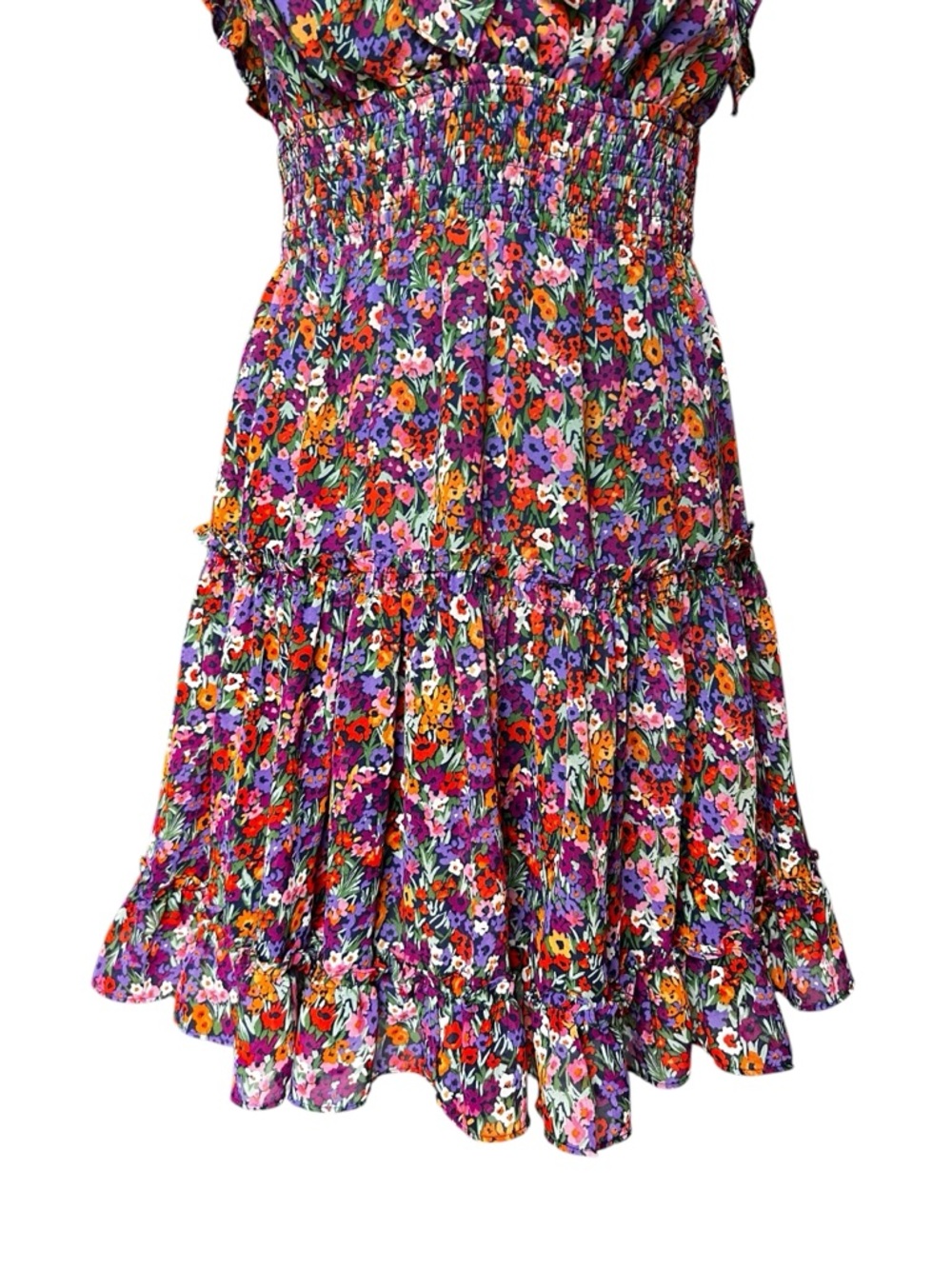 Dress Forum Berry Jam Ruffle Mini Dress Size M - Picture 11 of 14